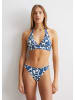 Marc O´Polo Bodywear Bikini-Hose in Weiß/ Blau