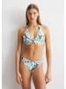 Marc O´Polo Bodywear Bikini-Hose in Grün/ Dunkelblau/ Türkis