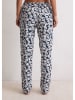 Marc O´Polo Pyjama-Hose in Dunkelblau/ Weiß/ Rosa