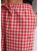 Marc O´Polo Pyjama-Hose in Rot/ Creme