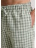 Marc O´Polo Pyjama-Hose in Creme/ Grün