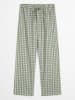 Marc O´Polo Pyjama-Hose in Creme/ Grün