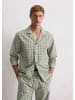Marc O´Polo Pyjama-Oberteil in Grün/ Creme