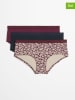 Marc O´Polo 3er-Set: Pantys in Bordeaux/ Dunkelblau