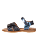 POM POM Sandalen donkerblauw