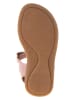POM POM Leder-Sandalen in Rosa