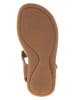 POM POM Leder-Sandalen in Braun