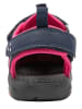 Kangaroos Enkelsandalen "K-Trek" donkerblauw/roze