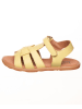 kmins Leder-Sandalen in Gelb