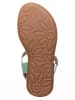 kmins Leren sandalen turquoise