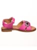 kmins Leder-Sandalen in Pink