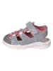 PEPINO Enkelsandalen "Gery" grijs/roze