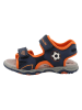 Tom Tailor Sandalen donkerblauw/oranje