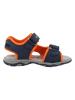 Tom Tailor Sandalen donkerblauw/oranje