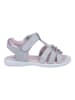 Richter Shoes Leder-Sandalen "Sole" in Grau