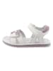 Lurchi Sandalen "Candy" in Weiß/ Lila
