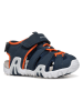 Geox Halbsandalen "Kraze" in Dunkelblau/ Orange
