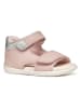 Geox Sandalen "Tapuz" in Rosa/ Silber