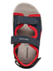 Geox Sandalen "Multy" in Dunkelblau/ Rot