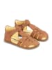 Bundgaard Leren barefootenkelsandalen "Rox" lichtbruin