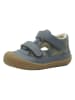 lamino Leren enkelsandalen blauw