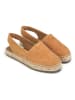 Marc O'Polo Shoes Leder-Espadrilles in Hellbraun