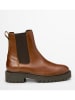 Marc O'Polo Shoes Leder-Chelsea-Boots "Phia" in Hellbraun