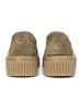 Marc O'Polo Shoes Leder-Keilmokassins in Taupe