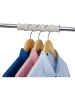 JosephJoseph 2-delige set: kledingstangen-afstandhouders "Orderly" crème - (B)20 cm