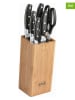 Rösle 7tlg. Küchenmesser-Set in Braun/ Schwarz