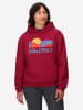 Marmot Hoodie "Coastal" rood
