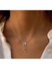 Les Petites Précieuses Zilveren ketting met sierelement - (L)40 cm