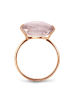 Les Petites Précieuses Rosévergold. Ring mit Edelstein