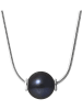 Pearline Silber-Halskette mit Perle - (L)42 cm