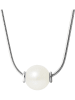 Pearline Zilveren ketting met parel - (L)42 cm