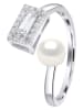Pearline Zilveren ring met parel