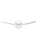 Pearline Zilveren ketting met parel - (L)42 cm
