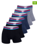 CR7 6er-Set: Boxershorts in Dunkelblau/ Schwarz/ Grau