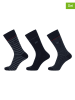 CR7 Skarpety (3 pary) w kolorze granatowo-szarym