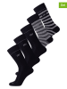 CR7 5-delige set: sokken zwart/grijs