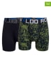 CR7 2-delige set: boxershorts zwart/groen