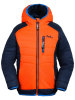 Peek U All-season doorgestikte jas "Caspian" oranje/donkerblauw