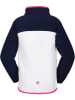 Peek U Fleecejacke "Wave" in Pink/ Weiß/ Dunkelblau