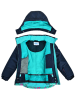 Peek U Funktions-Winterjacke "Livia" in Dunkelblau/ Hellblau