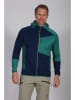 Maul Sport Fleecejacke "Kahlersberg II" in Dunkelblau/ Petrol