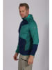 Maul Sport Fleecejacke "Kahlersberg II" in Dunkelblau/ Petrol
