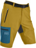 Maul Sport Funktionsbermudas "Doldenhorn" in Gelb/ Blau/ Schwarz