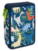 CoolPack Piórnik "Dino Park" w kolorze niebieskim ze wzorem - 21 x 6 x 16 cm