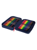 CoolPack Federmäppchen "Margaret" in Dunkelblau/ Bunt - (B)21 x (H)6 x (T)16 cm