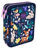CoolPack Etui "Oh my Deer" donkerblauw/meerkleurig - (B)21 x (H)6 x (D)16 cm
